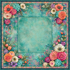 Wildly in Bloom — Boho Floral Mahjong Mat - PREORDER - Premium Mahjong from Told in Tiles - Just $80! Shop now at Pat's Monograms