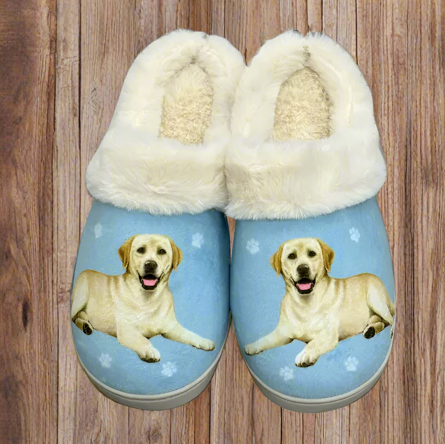 Labrador Yellow Snuggs Slippers - Premium Slippers from E&S Pets - Just $24.95! Shop now at Pat's Monograms