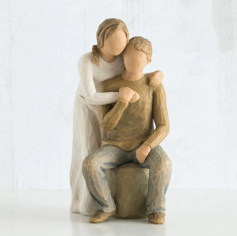 You and Me (lighter skin tone) - Premium Figurines from Willow Tree - Just $49.95! Shop now at Pat's Monograms