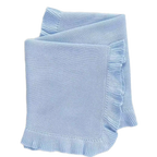 Nap Time Cotton Blanket RUFFLE Edge - Baby Quilt Blanket - Premium Baby Blanket from Zsa Zsa & LoLLi Monogram Blanks - Just $39.95! Shop now at Pat's Monograms