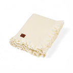 Ruffled Knit Baby Blanket - 100% Cotton - Premium Baby Blanket from SwaddleAn - Just $44.95! Shop now at Pat's Monograms