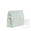 Roadie Medium - Bunny Toile Green Zip Pouch - Premium travel bag from TRVL Design - Just $29.95! Shop now at Pat's Monograms