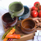 Stoneware 24oz Reactive Glaze Soup Crocks - Premium gift item from Certified International - Just $12.95! Shop now at Pat's Monograms