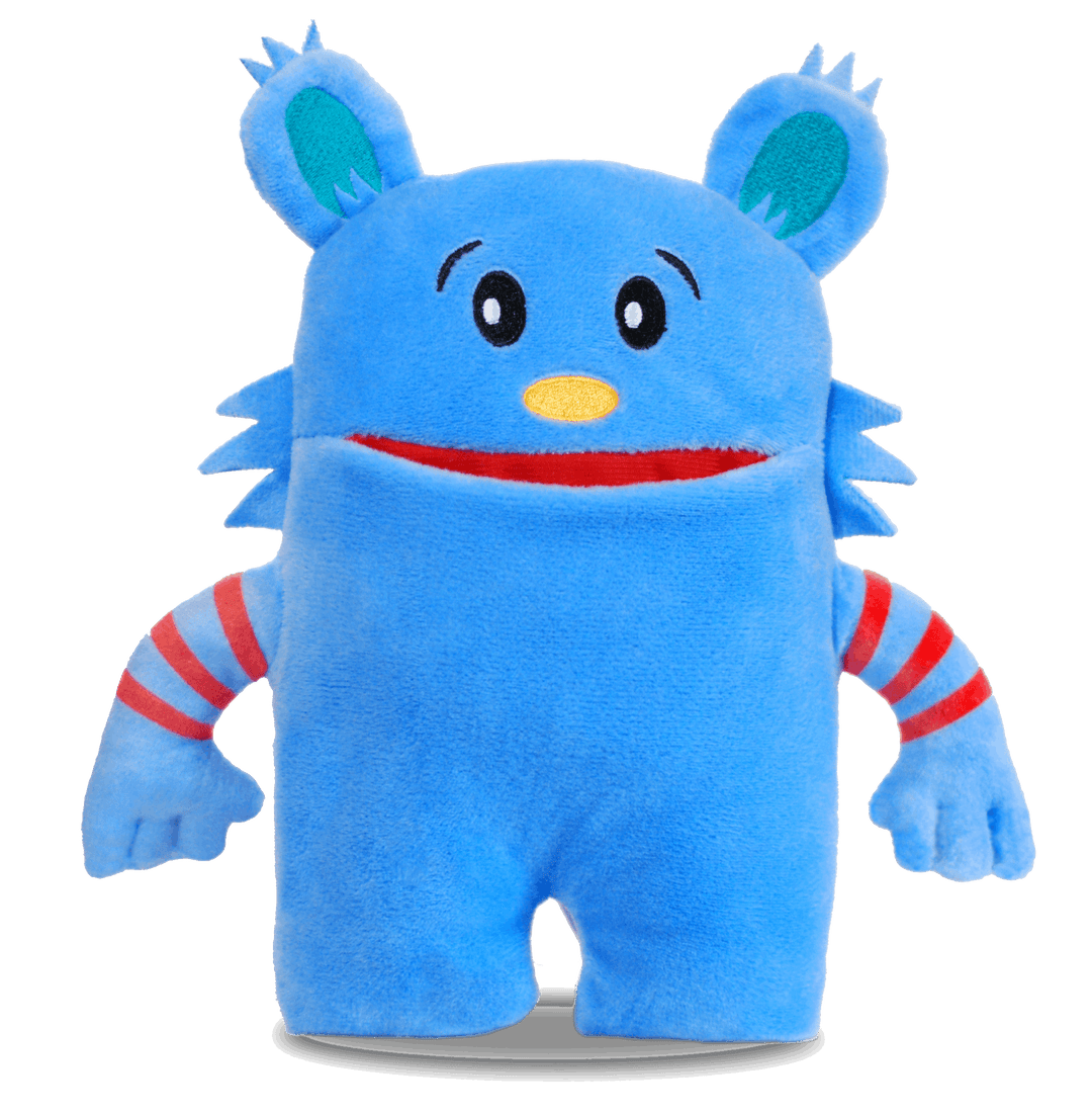Blue Monster Tooth Fairy Pillow Stuffed Animal Plush Toy - Premium stuffed animals from The Tooth Brigade - Just $15.95! Shop now at Pat's Monograms