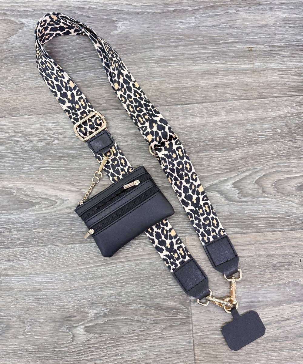 HANDBAG STRAP WITH ZIPPER POUCH PHONE HOLDER WRISTBAND - Premium Accessories from DESHENG ENTERPRISE - Just $19.95! Shop now at Pat's Monograms