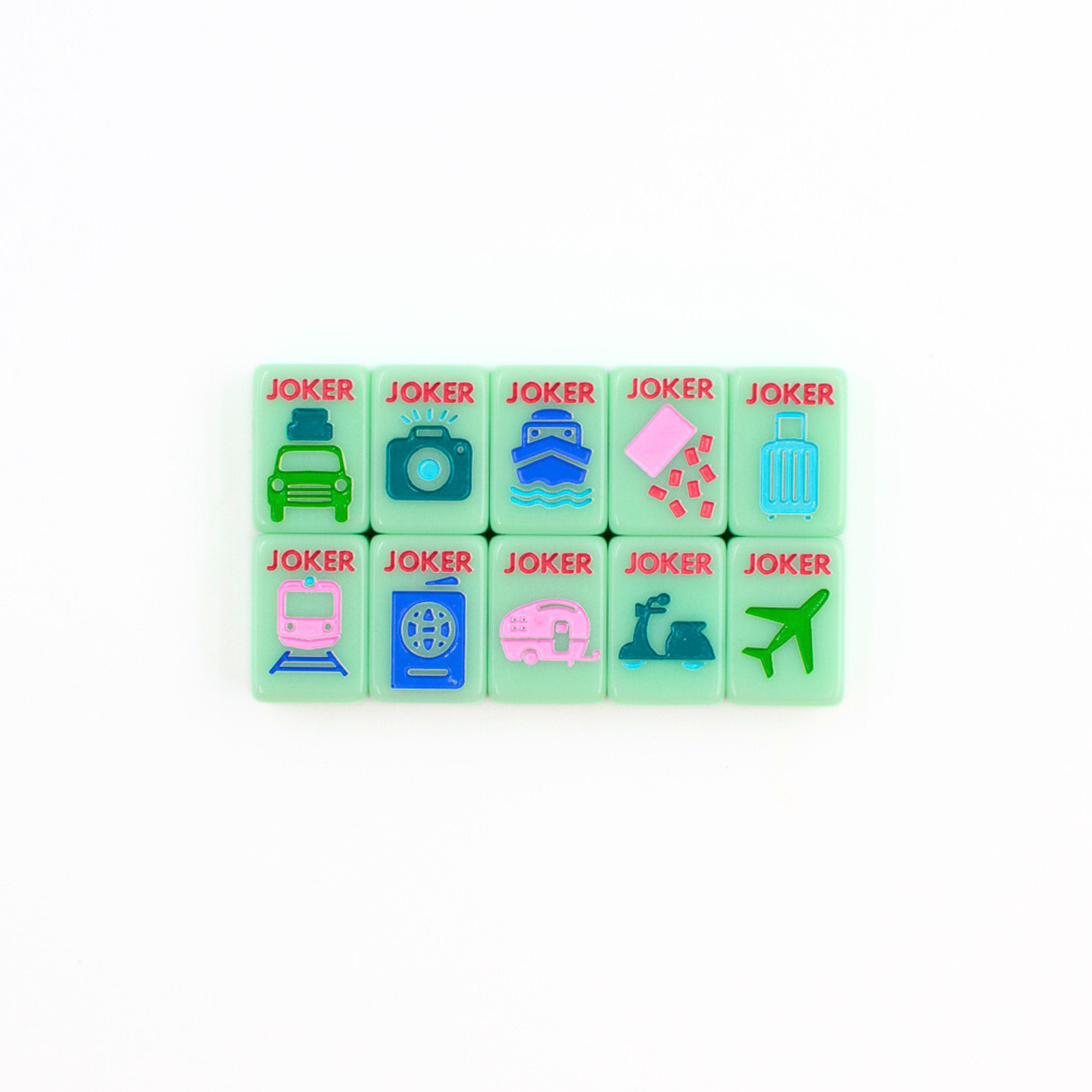 MINI TRAVEL MAHJONG  |  Mini Anywhere Series  |  Green - Premium Mahjong from My Fair Mahjong - Just $195.95! Shop now at Pat's Monograms