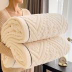 Home Decor Coral Fleece Soft Blanket - Premium  from Sweetkama - Just $44! Shop now at Pat's Monograms