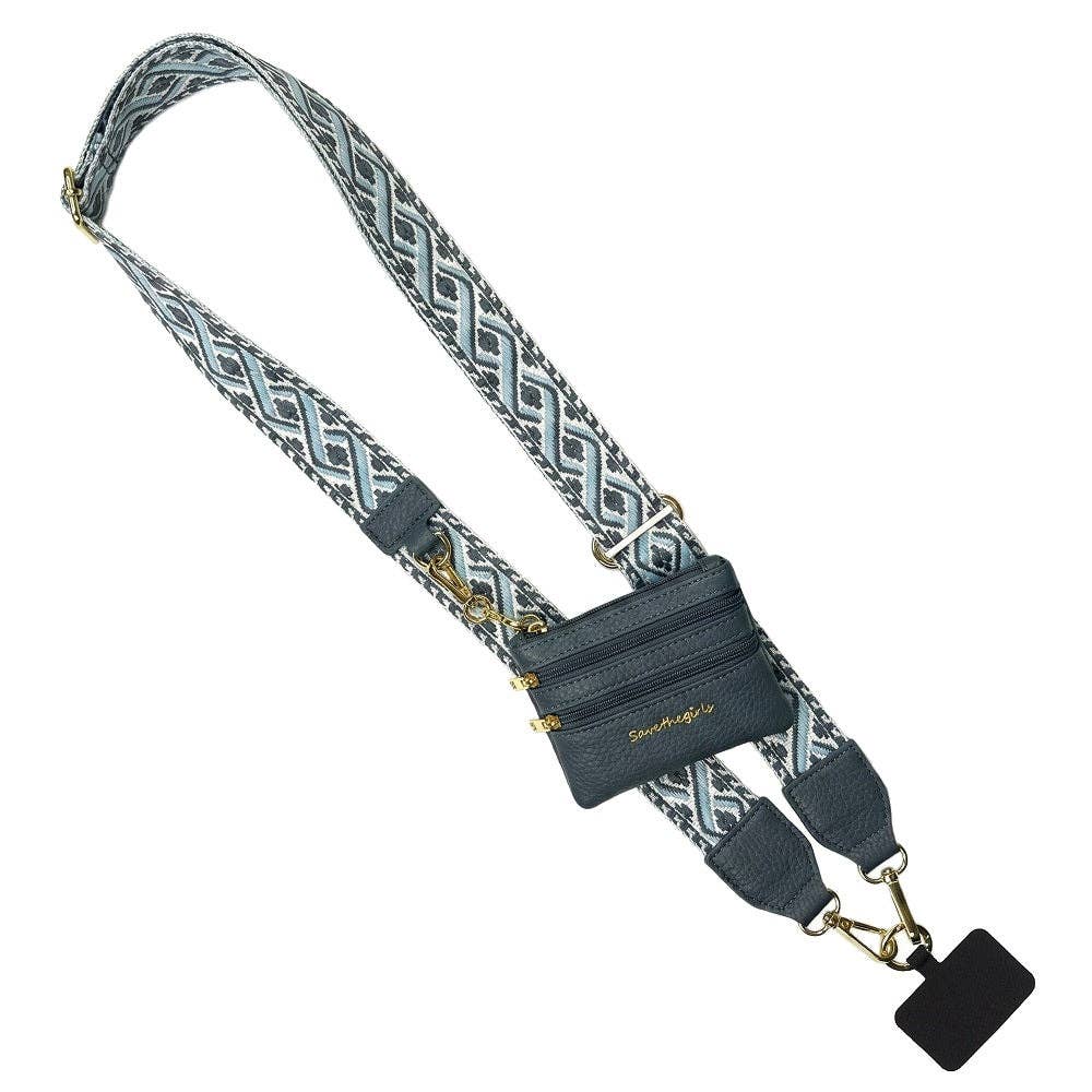 Clip & Go Strap w/Zippered Pouch - Premium phone accessories from Save The Girls - Just $31.95! Shop now at Pat's Monograms