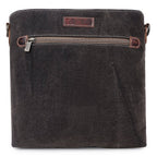 Canvas Cowhide & Leather Women Crossbody - Platinum/ Black - Premium crossbody from Sixtease Bags USA - Just $45! Shop now at Pat's Monograms
