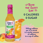 Sugar Free Peach Mango Energy Syrup - 375ml - Premium  from Jordan's Skinny Mixes - Just $6.95! Shop now at Pat's Monograms