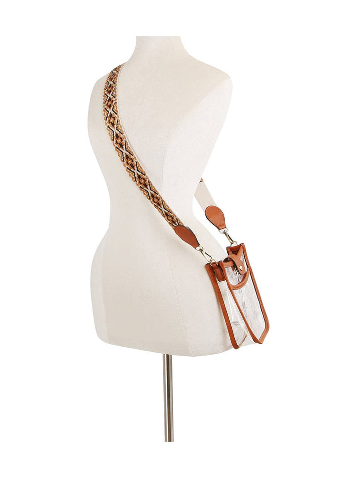 Clear Crossbody Sling - Premium handbag from Handbag Factory Corp - Just $32.95! Shop now at Pat's Monograms