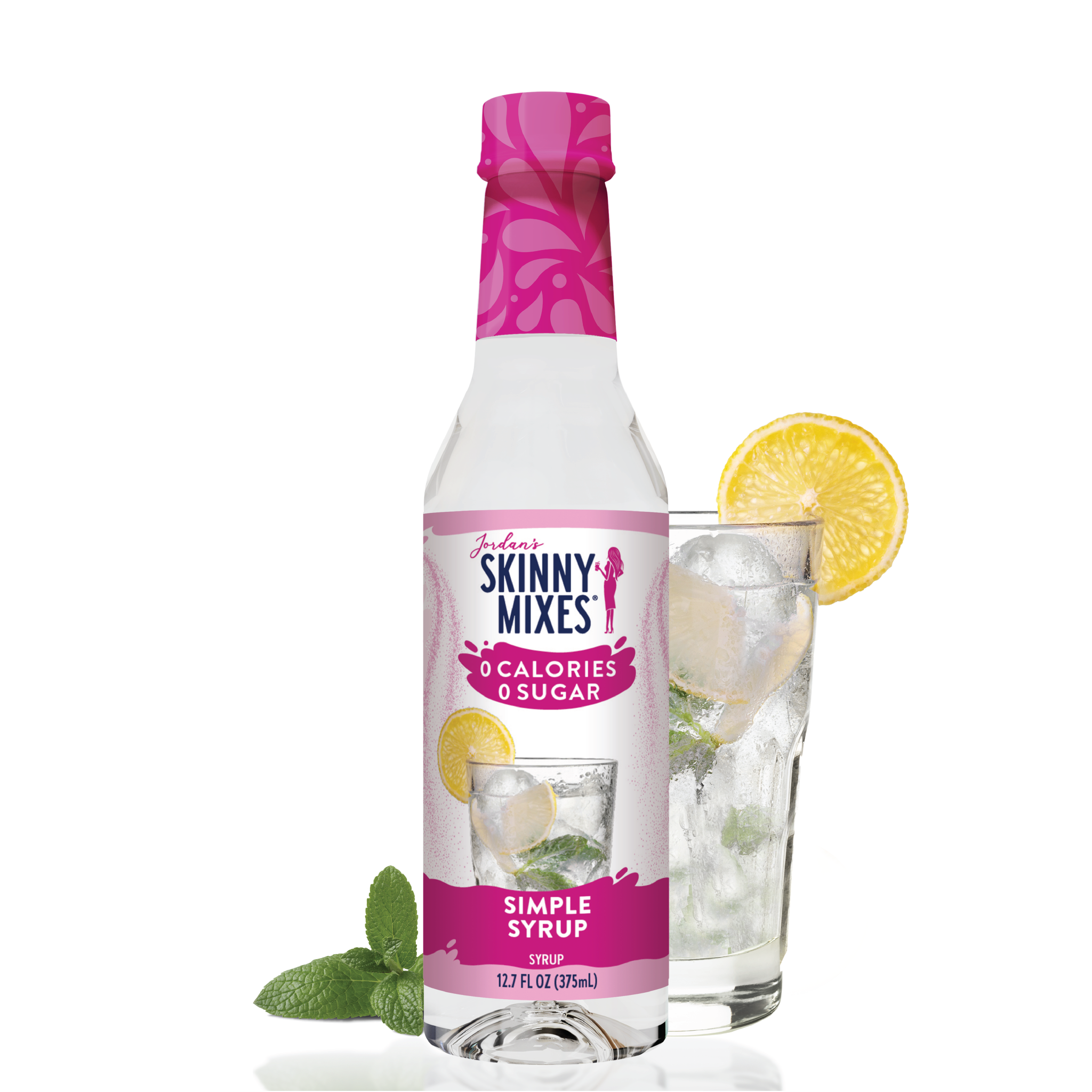 Sugar Free Simple Syrup - 375ml Mixer - Premium drink mix from Jordan's Skinny Mixes - Just $5.95! Shop now at Pat's Monograms