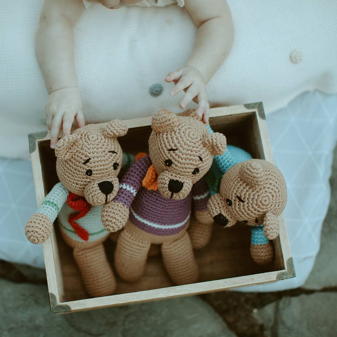 Plush Teddy Bear Stuffed Animal - Premium Baby Toys & Activity Equipment from Pebble - Just $26.95! Shop now at Pat's Monograms