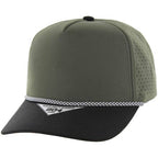 804 - 5 PANEL ROPE LASER CUT SNAPBACK BALL CAP - Premium baseball cap from Zion Brand - Just $12.95! Shop now at Pat's Monograms