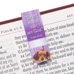 Be Still Magnetic Bookmark Set with Puppies - Psalm 46:10 - Premium gift item from Christian Art Gifts - Just $4.95! Shop now at Pat's Monograms