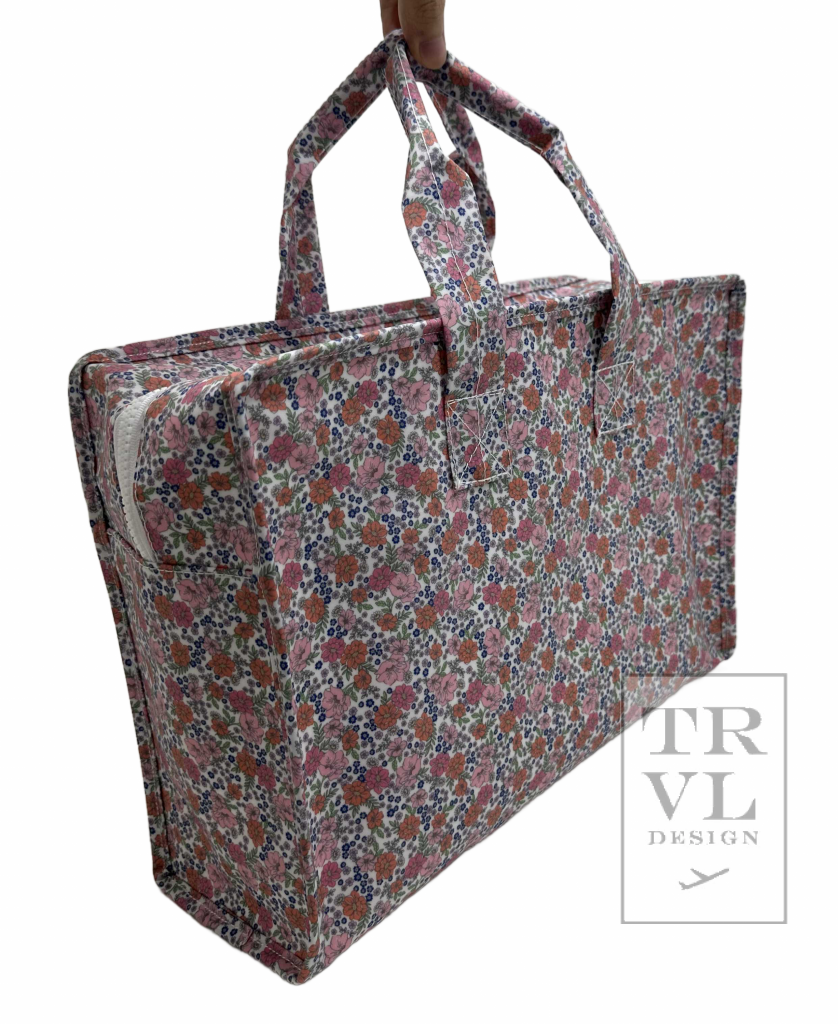 Overnight Tote - Garden Floral - Premium Bags and Totes from TRVL Design - Just $45.95! Shop now at Pat's Monograms