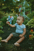 Plush Ocean Toy -  Black and White Octopus - Premium Baby Toys & Activity Equipment from Pebble - Just $18.95! Shop now at Pat's Monograms