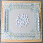 June Bride Bouquet Mat - Premium Mahjong from Middle & Main Mahjong - Just $58! Shop now at Pat's Monograms