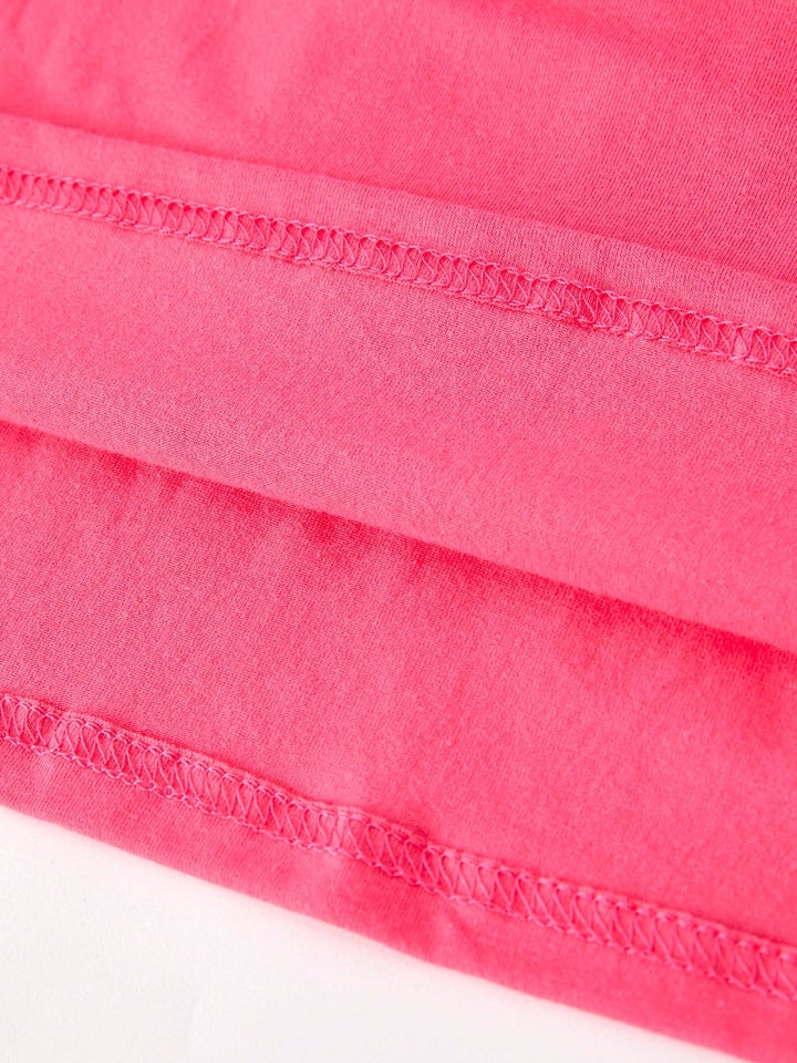 Hot Pink Smocked Cross Bishop Dress - Premium Baby & Toddler Dresses from Rylee Faith Designs - Just $26.95! Shop now at Pat's Monograms