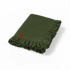 Ruffled Knit Baby Blanket - 100% Cotton - Premium Baby Blanket from SwaddleAn - Just $44.95! Shop now at Pat's Monograms