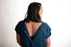 Navy Blue Maternity Mommy Labor and Delivery/ Nursing Gown - Premium nursing & Feeding from Three Little Tots - Just $36.95! Shop now at Pat's Monograms