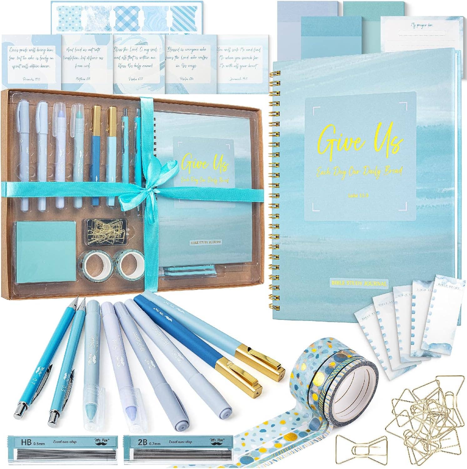 Ocean Breeze Bible Journaling Kit for Women - Premium Journal from Mr. Pen - Just $28.95! Shop now at Pat's Monograms