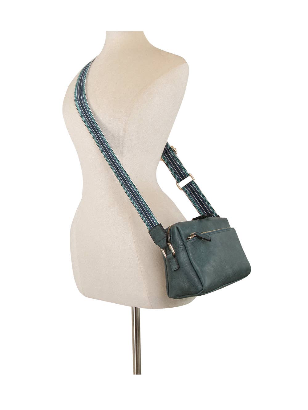 Guitar Strap Wide Boxy Crossbody Bag - Premium crossbody from Handbag Factory Corp - Just $36.95! Shop now at Pat's Monograms