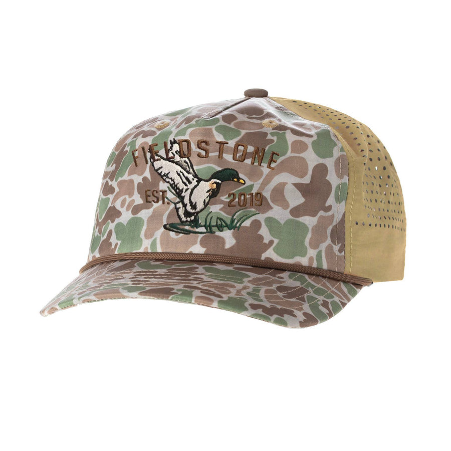 Performance Camo Duck Logo Hat - Premium Patch Hat from Fieldstone - Sporting Lifestyle Brand - Just $31.95! Shop now at Pat's Monograms