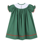 Green Christmas Tree Smocked Bishop Dress - Premium Baby & Toddler Dresses from Lil Cactus - Just $38.95! Shop now at Pat's Monograms