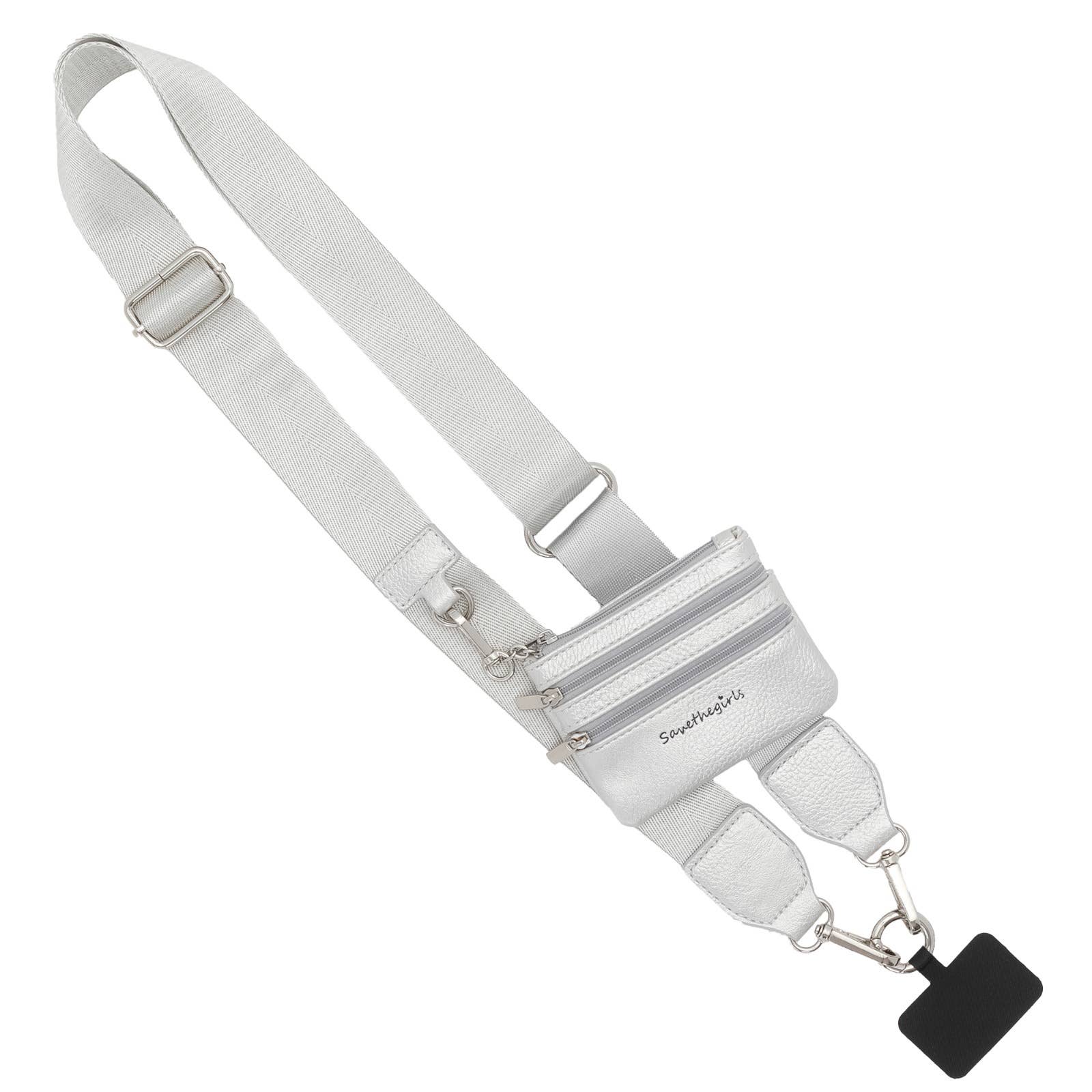 Clip & Go Strap with Pouch - Neutral Collection - Premium phone accessories from Save The Girls - Just $23.95! Shop now at Pat's Monograms