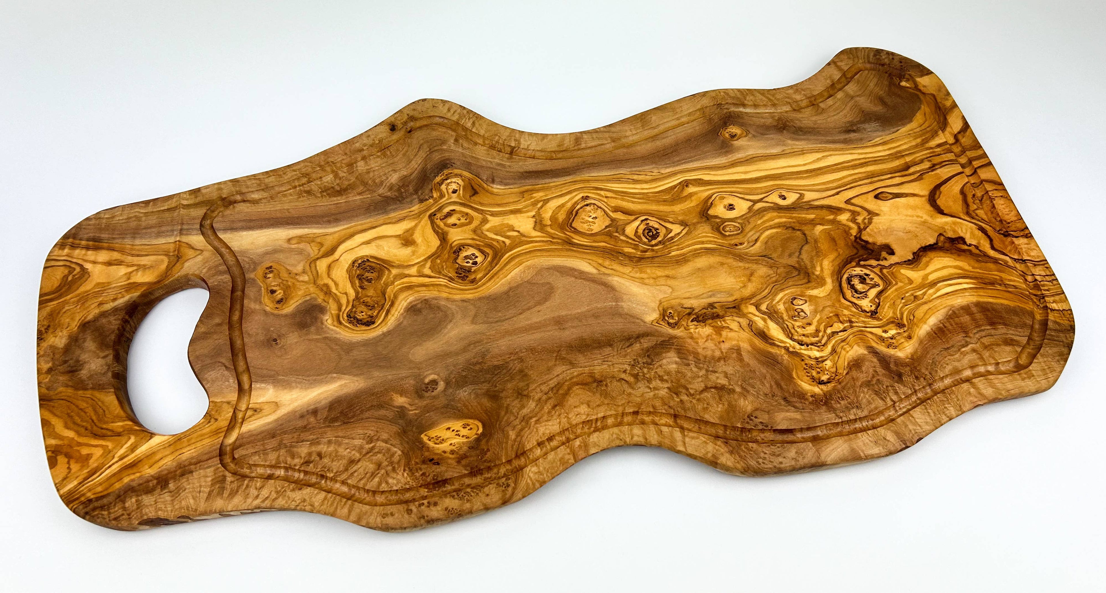 Olive Wood Grand Feast Board - Premium Cutting Board from Natural OliveWood - Just $189.95! Shop now at Pat's Monograms