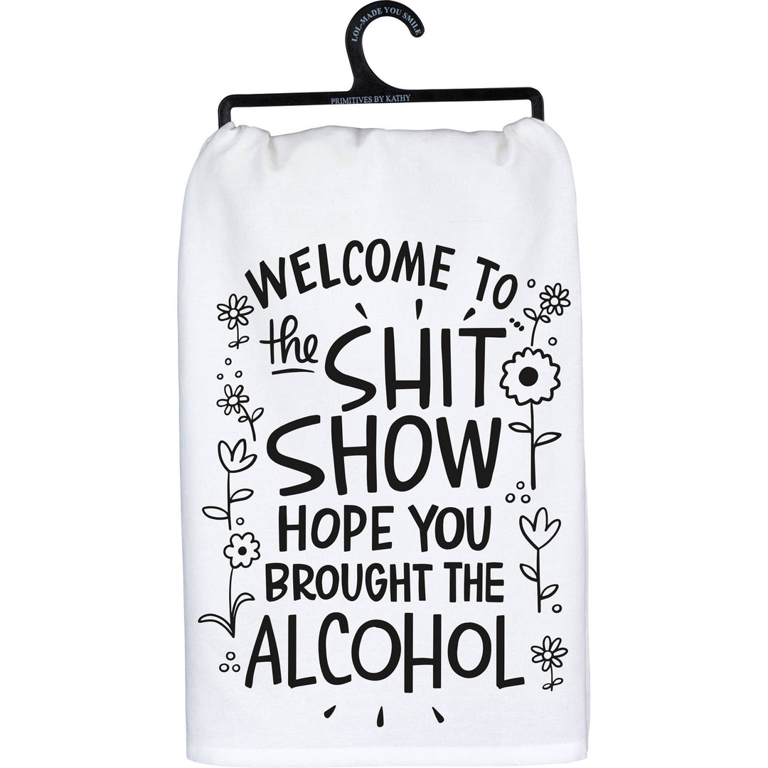 Hope You Brought Alcohol Kitchen Towel - Premium Kitchen Towel from Primitives by Kathy - Just $8.95! Shop now at Pat's Monograms