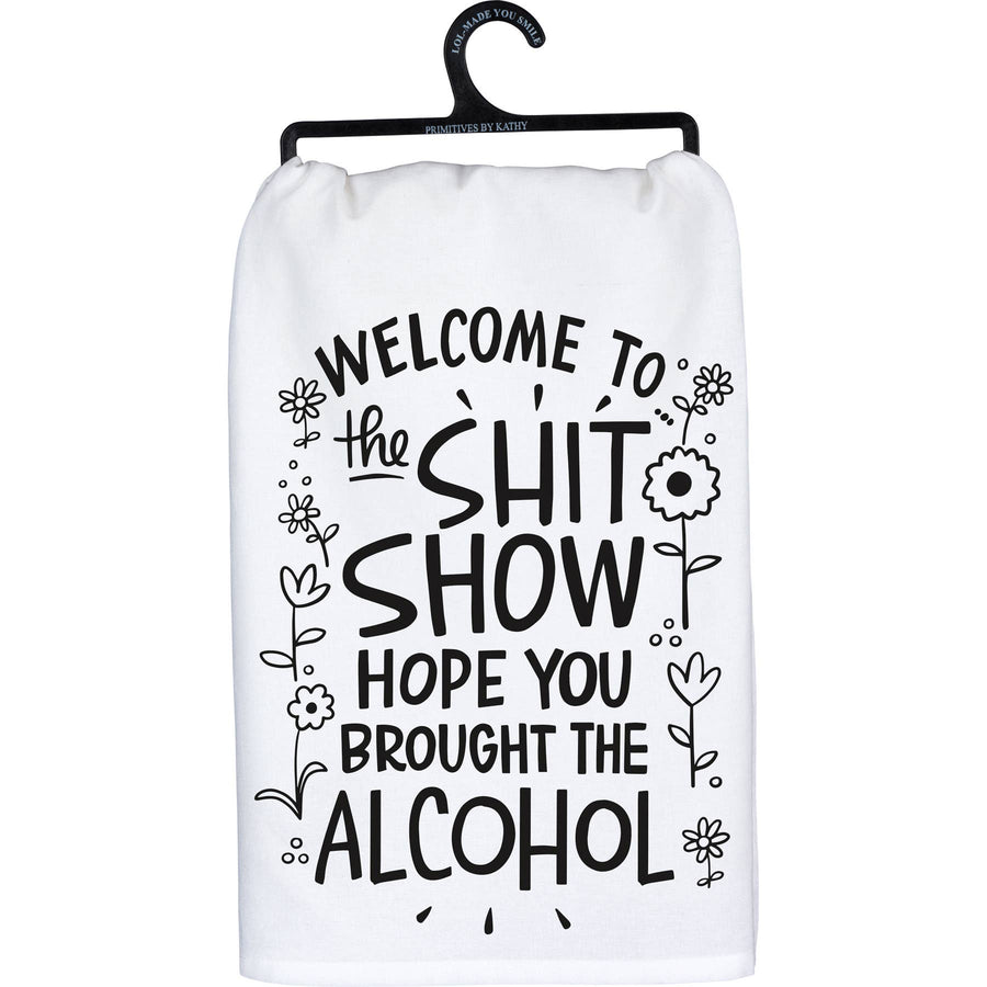 Hope You Brought Alcohol Kitchen Towel - Premium Kitchen Towel from Primitives by Kathy - Just $8.95! Shop now at Pat's Monograms