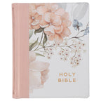 KJV Note-taking Bible Faux Leather HC, Pink Floral Printed - Premium Bible from Christian Art Gifts - Just $39.99! Shop now at Pat's Monograms
