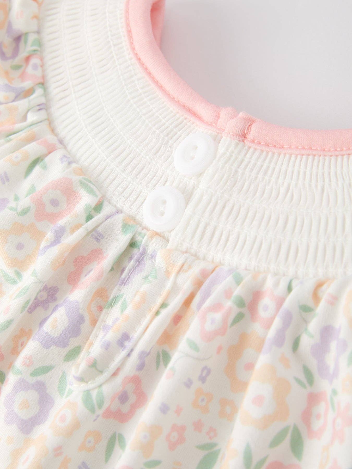 Spring Summer Cross Smocking Embroidery Colorful Romper - Premium Baby & Toddler Outfits from Rylee Faith Designs - Just $24.95! Shop now at Pat's Monograms