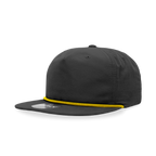 Decky 6032 Classic Rope Cap, 5 Panel Flat Bill Hat, Snapback - Premium Caps from The Park Wholesale - Just $14.95! Shop now at Pat's Monograms