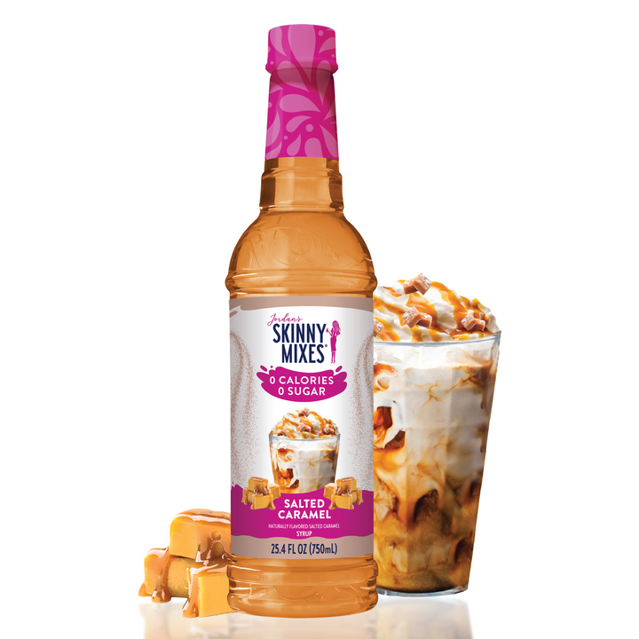 Sugar Free Salted Caramel Syrup - Premium  from Jordan's Skinny Mixes - Just $8.95! Shop now at Pat's Monograms