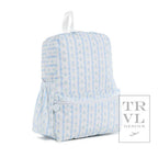 Backpacker - Backpack Ribbon Floral Blue - Premium Backpack from TRVL Design - Just $64.95! Shop now at Pat's Monograms