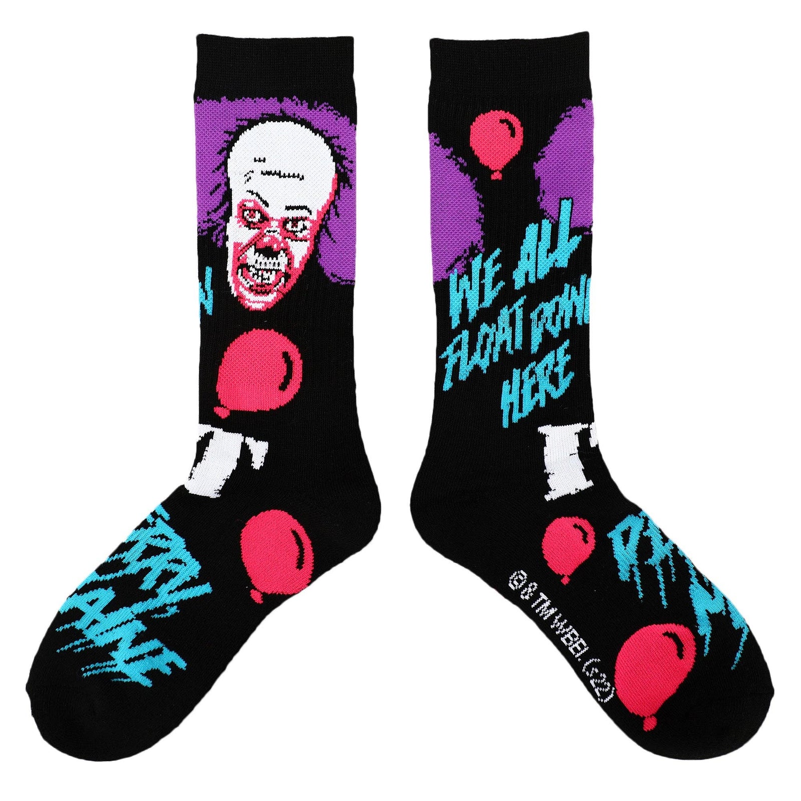 It Classic 1990 Pennywise Men's Athletic Crew Socks - Premium socks from Bioworld Merchandising - Just $11.95! Shop now at Pat's Monograms