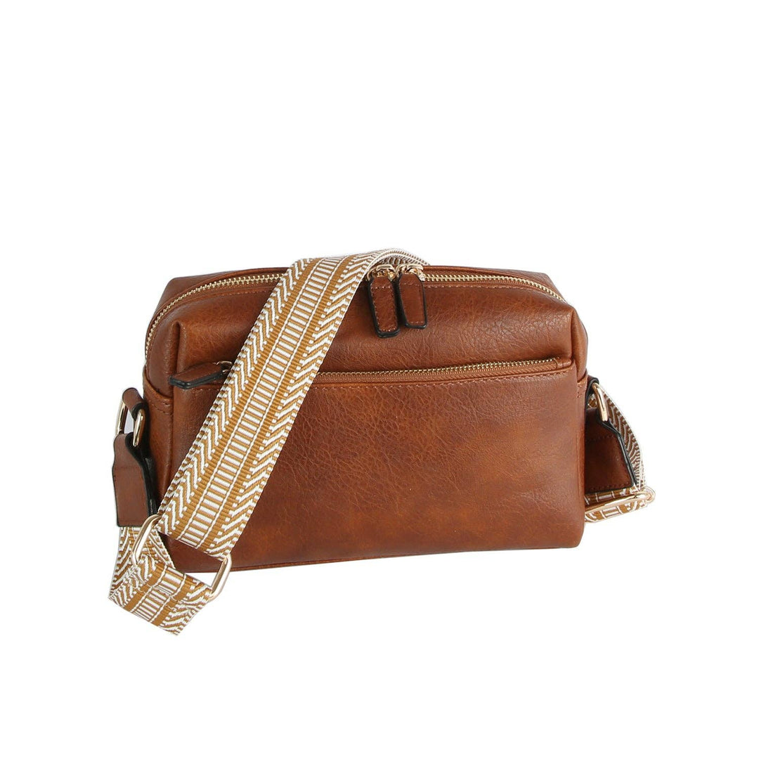 Guitar Strap Wide Boxy Crossbody Bag - Premium crossbody from Handbag Factory Corp - Just $36.95! Shop now at Pat's Monograms