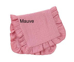 Muslin Ruffle Burp - Baby Gift, Shower Gift, Newborn - Premium Baby Accessories from Zsa Zsa & LoLLi Monogram Blanks - Just $9.95! Shop now at Pat's Monograms