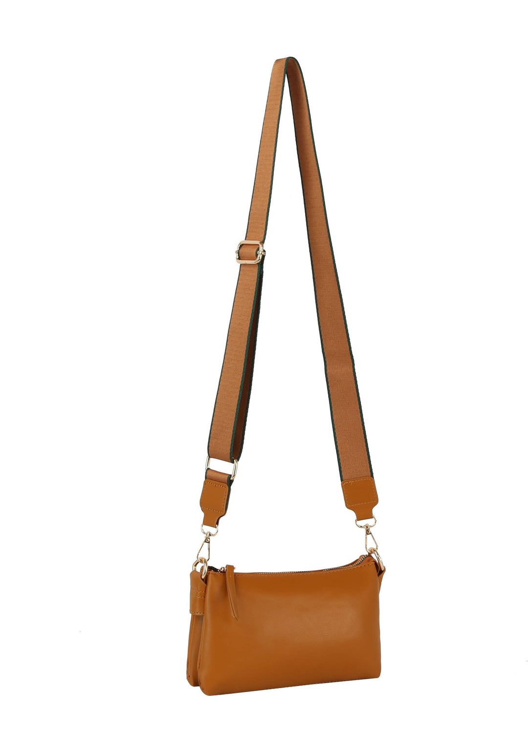 Double entry crossbody - Premium handbag from Handbag Factory Corp - Just $32.95! Shop now at Pat's Monograms