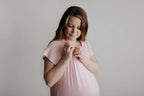 Light Pink Mommy Labor and Delivery/ Nursing Gown - Premium Maternity Clothing from Three Little Tots - Just $36.95! Shop now at Pat's Monograms