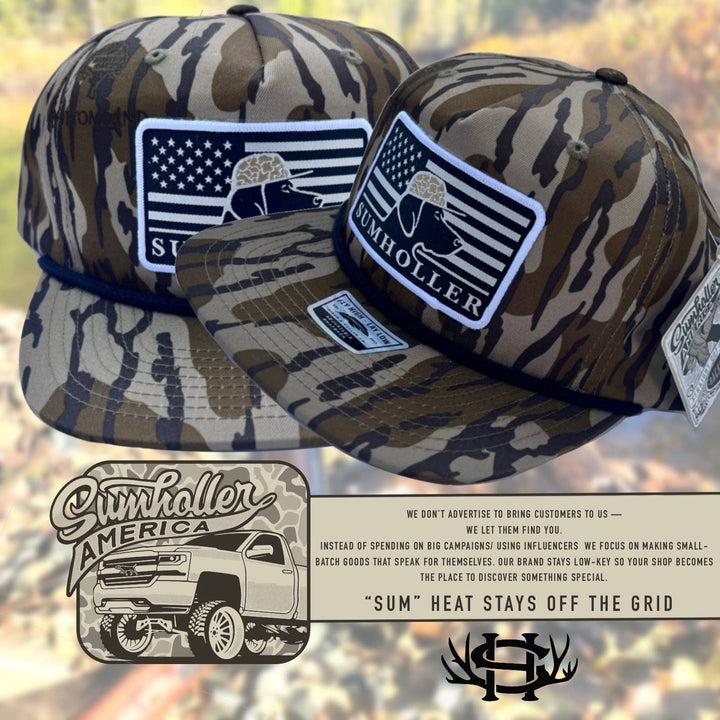 Sumholler Scout Woodlands - Premium Headwear from Ridge&Holler - Just $34.95! Shop now at Pat's Monograms