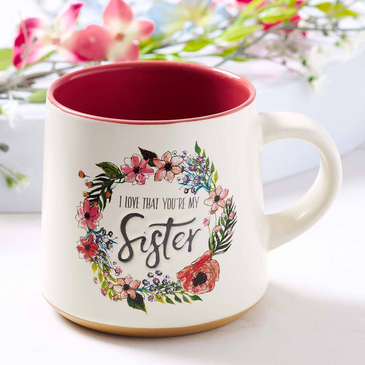 Sister Ceramic Coffee Mug with Clay Dipped Base - Ecclesiast - Premium gift item from Christian Art Gifts - Just $12.95! Shop now at Pat's Monograms