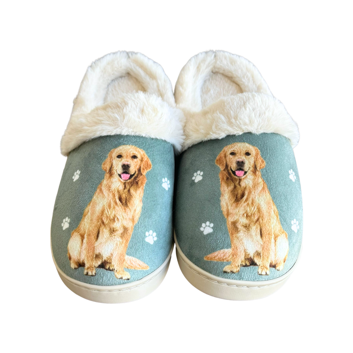 Golden Retriever Snuggs Slippers - Premium Slippers from E&S Pets - Just $24.95! Shop now at Pat's Monograms