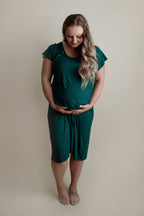 Forest Maternity Mommy Labor and Delivery/ Nursing Gown - Premium Maternity Clothing from Three Little Tots - Just $36.95! Shop now at Pat's Monograms