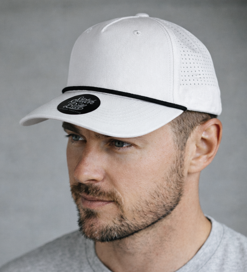 Performance 5 Panel Rope Baseball Cap Air Flow