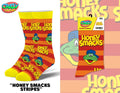 Honey Smacks - Mens Crew Folded - Premium socks from Crazy Socks - Just $8! Shop now at Pat's Monograms