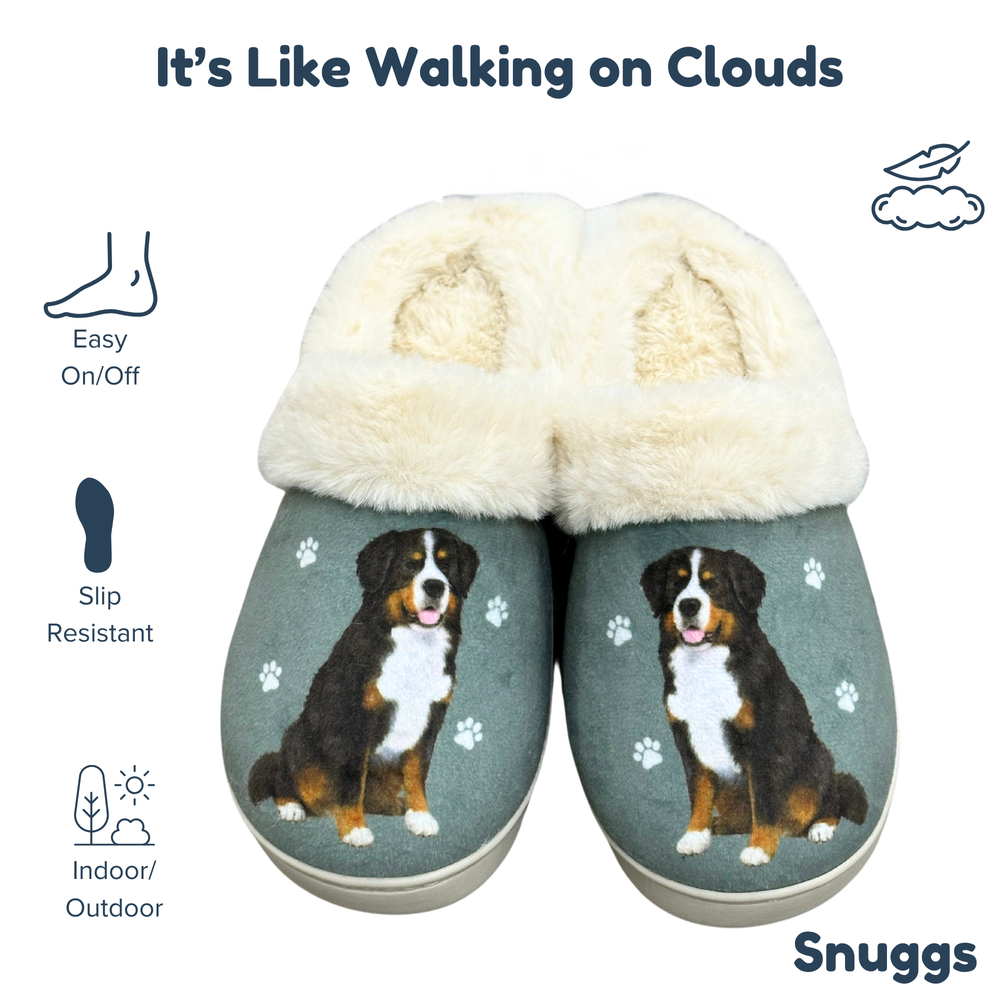 Bernese Mt. Dog Snuggs Slipper - Premium Slippers from E&S Pets - Just $24.95! Shop now at Pat's Monograms